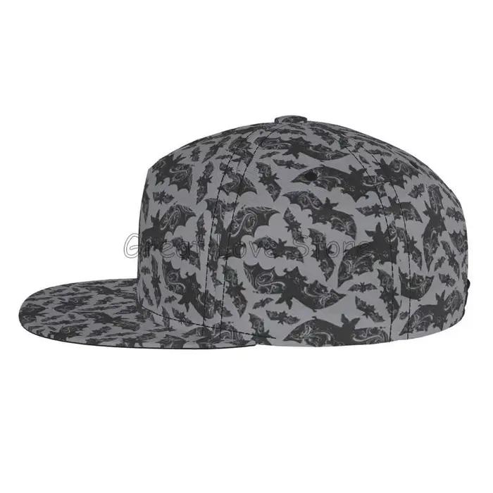 Casquette de Baseball aux Chauves-Souris 3D Imprimé Polyester Réglable pour Hommes Femmes Occasions Spéciales Mode Gothique Activités Plein Air