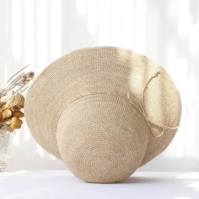 Chapeau de paille en raphia 2026 pour femme