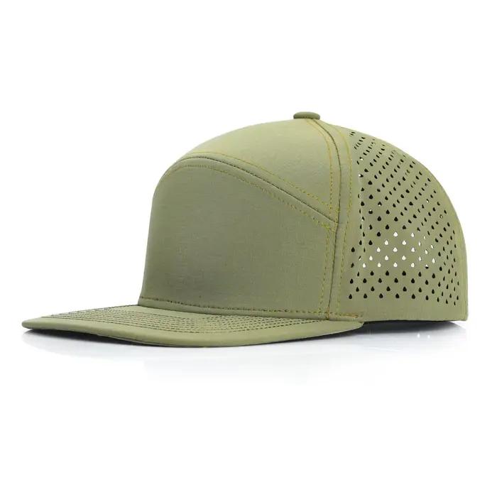 Été maille respirant bord plat Hip Hop chapeau hommes publicité Logo personnalisé