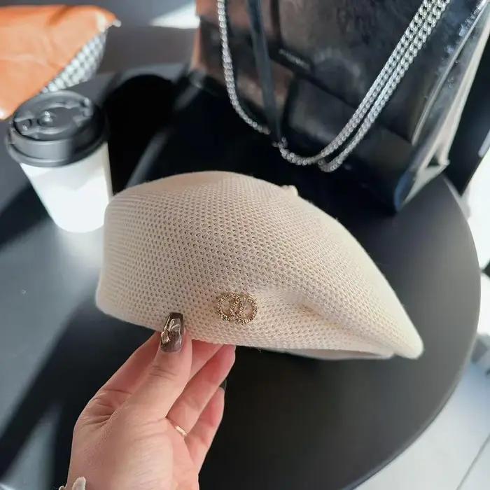 Chapeau béret polyvalent et élégant Version coréenne pour le printemps et l'été