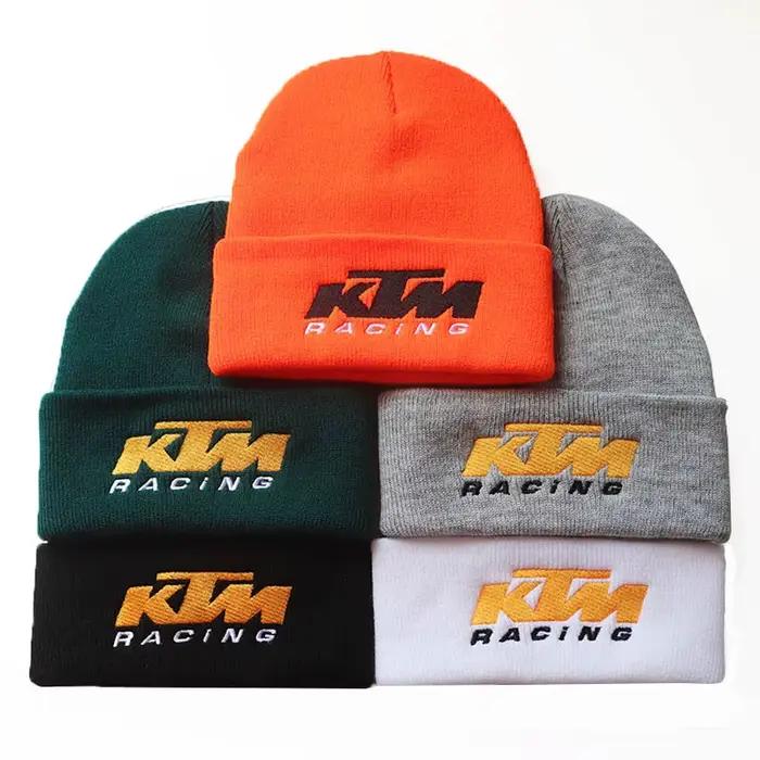 Nouveau bonnet tricoté brodé KTM