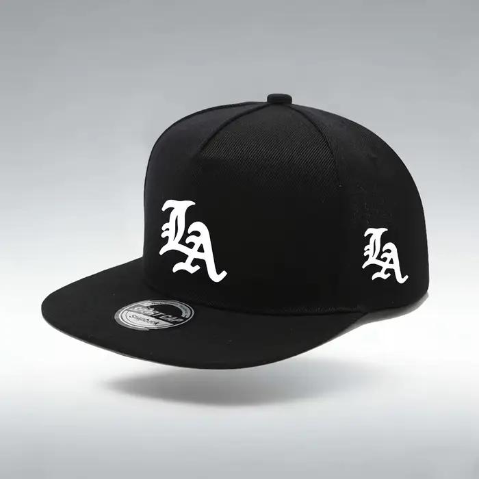 Casquette snapback avec lettres « LA» imprimées