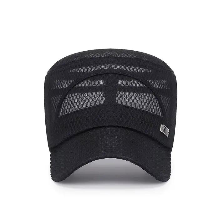 Nouveau chapeau d'été en fer à visière plate pour homme