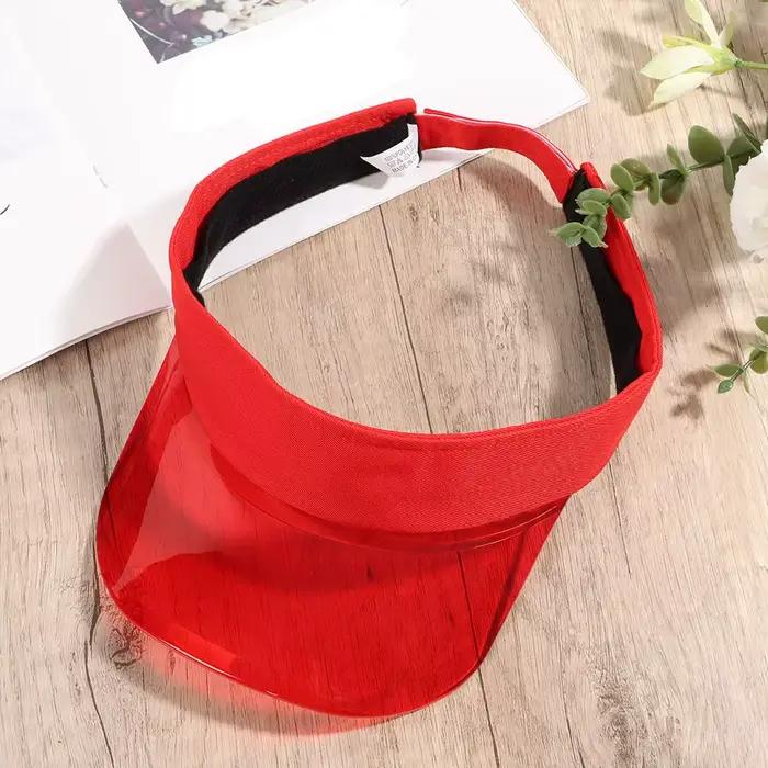 Casquette de plage avec pare-soleil de protection UV légère en PVC d'été