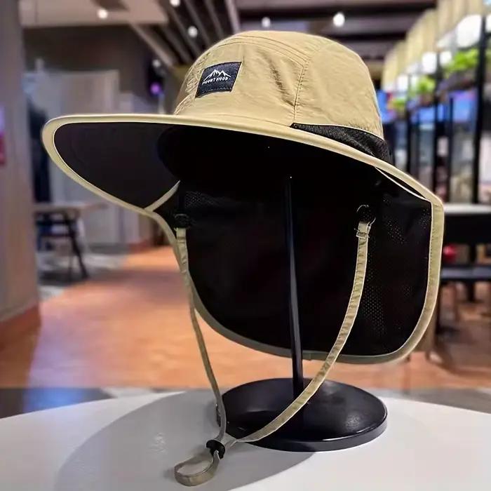 Chapeau de pêcheur d'extérieur avec protection de nuque