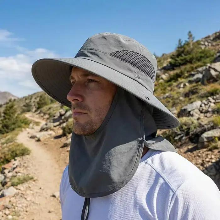 Chapeau anti-moustiques en filet invisible pliable pour randonnée pêche et camping protection solaire anti-insectes polyester motif floral tricoté six couleurs femme
