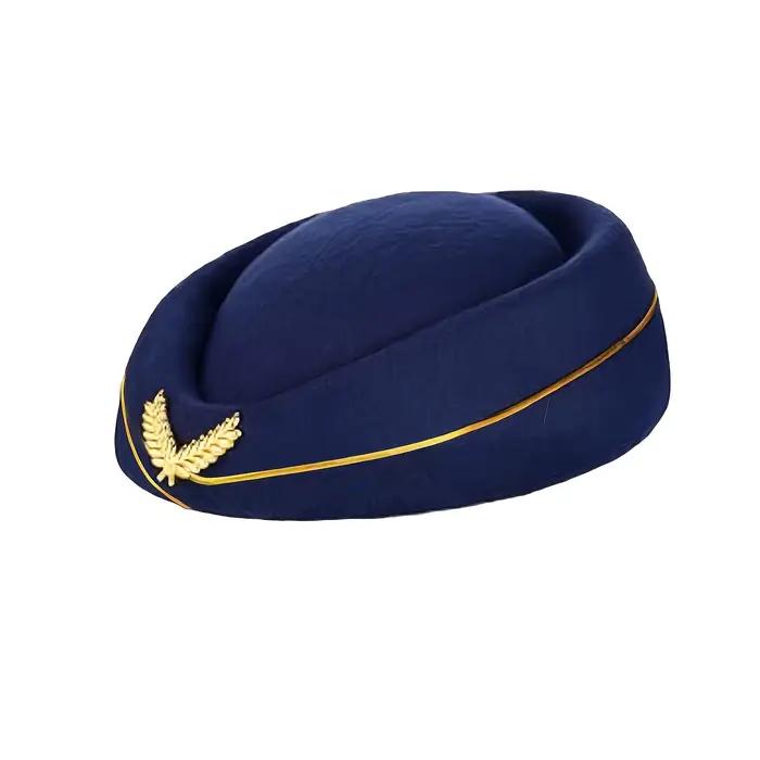 1 chapeau d'hôtesse de l'air pour femme – pour événements sur le thème de l'aviation