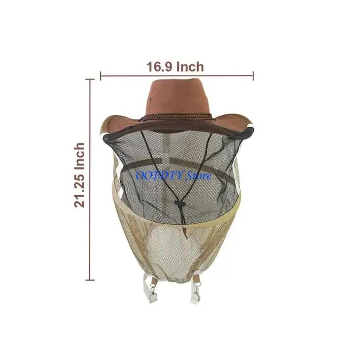 Chapeau d'apiculteur confortable 367A offrant design spacieux une visibilité claire