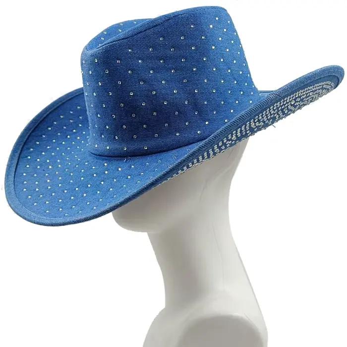 Chapeau de cowboy de style occidental pour hommes et femmes