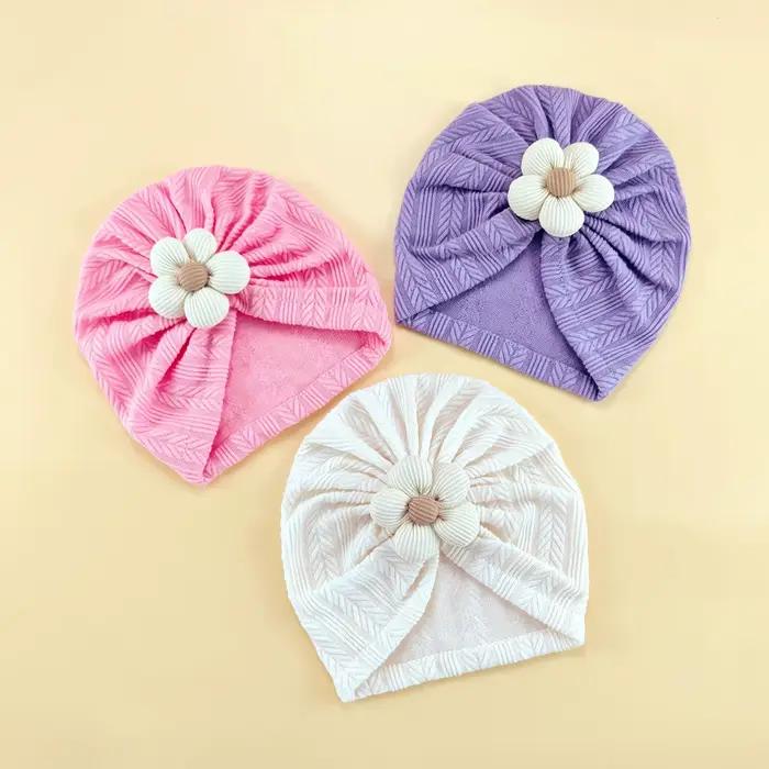 Chapeaux à fleurs pour bébés filles