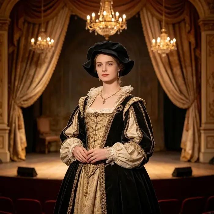 Béret classique avec chapeau en polyester qualité supérieure pour les soirées à thème usage quotidien Y08E