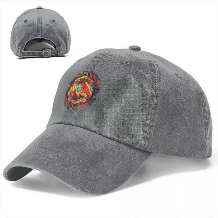 Beyblade Burst Casquettes de Baseball Mode Denim Tissu Chapeaux Extérieur Réglable Casquette Streetwear