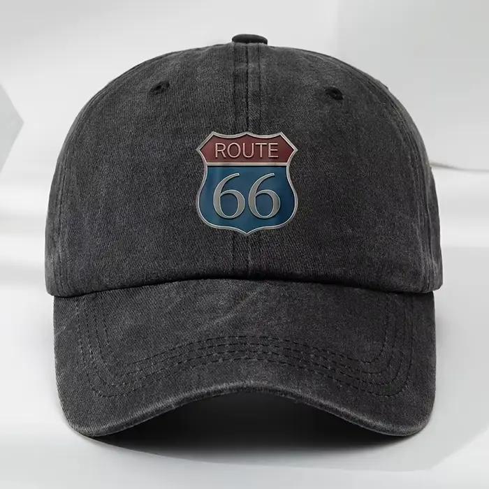 Casquette de baseball vintage Route 66 pour hommes et femmes