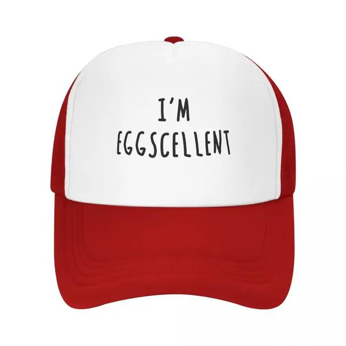 Casquette de Baseball I'm Eggscellent Design pour Homme et Femme