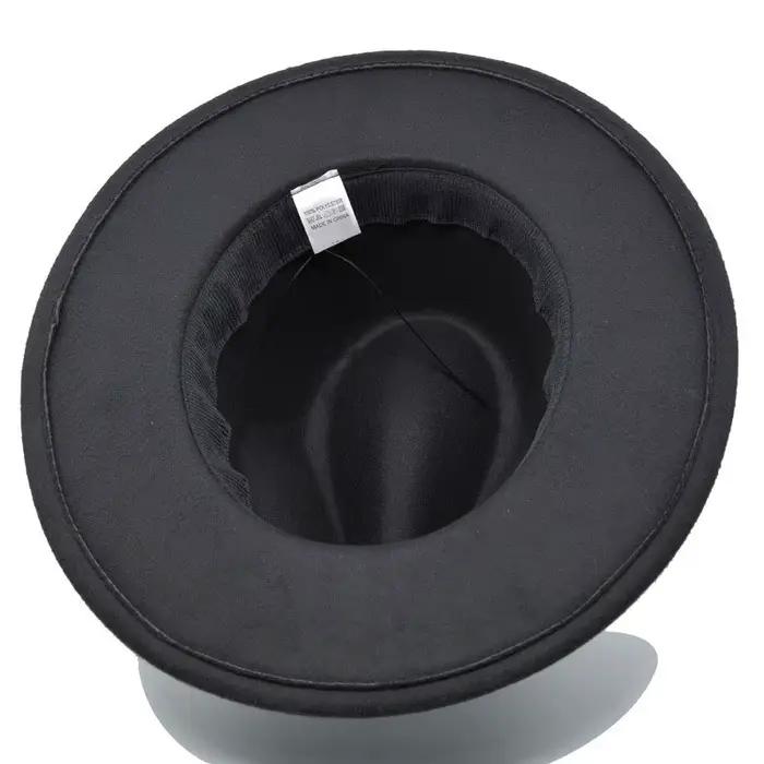Chapeau Fedora élégant à larges bords pour hommes