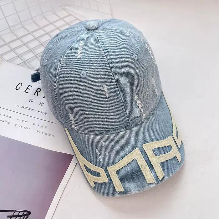Casquette de baseball rétro personnalisée effet vieilli