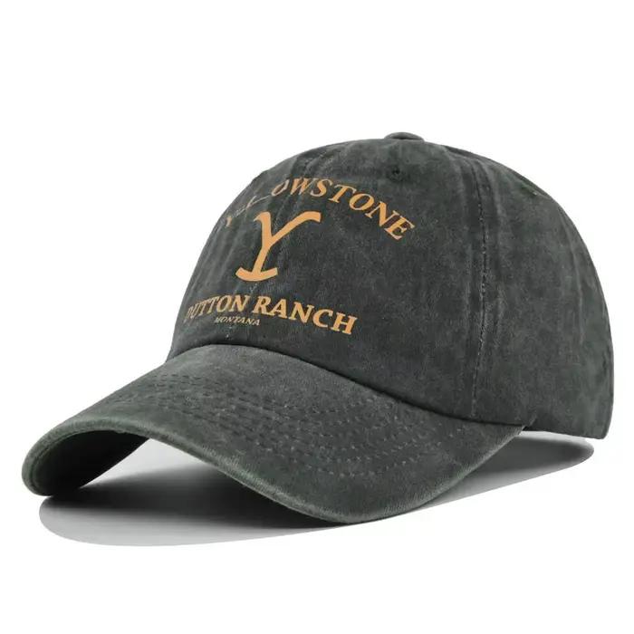 Yellowstone-Casquette de baseball Dutton Ranch pour homme et femme