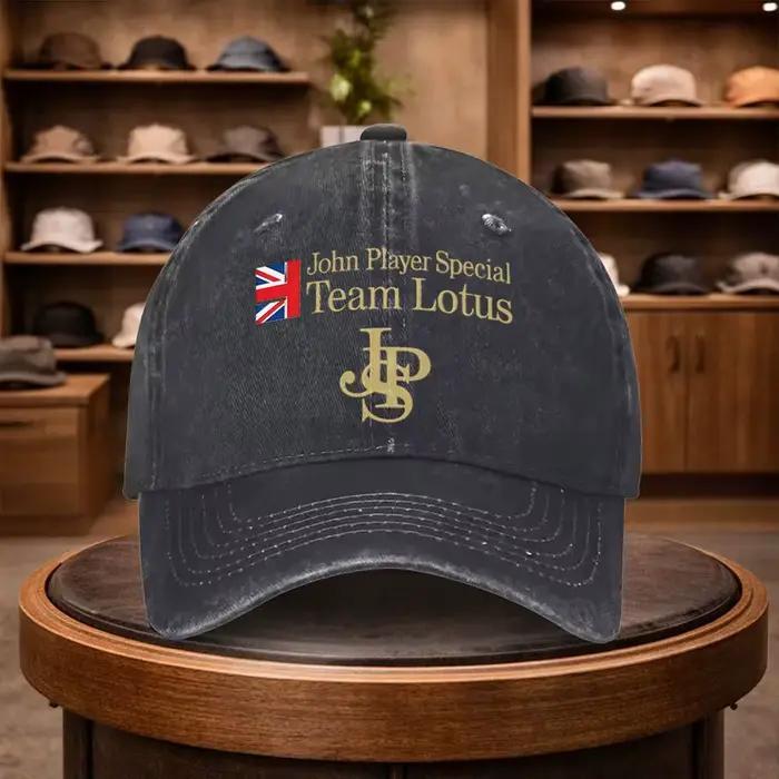 Casquette de baseball imprimée 1 X JPS pour l'équipe Lotus F1