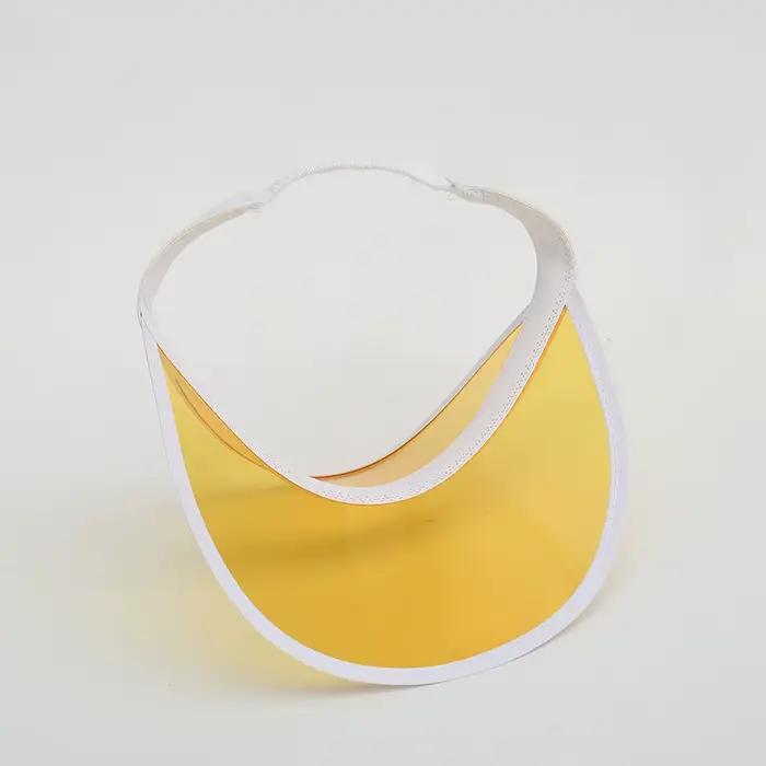 Chapeau de soleil Transparent en PVC unisexe pour étudiants
