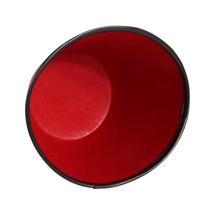 Chapeau Fez Rond en Feutre Respirant Rouge