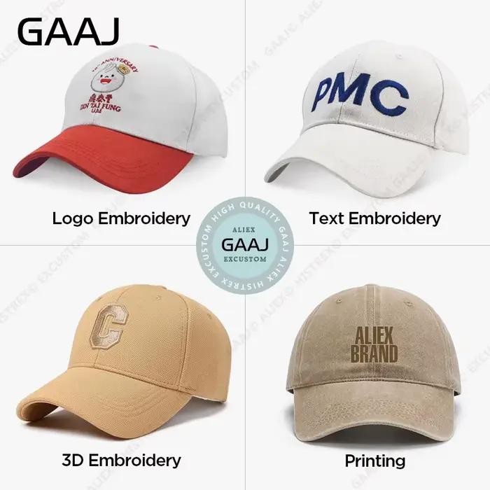 Casquette de baseball rétro personnalisable avec logo brodé et impression sur mesure pour homme et femme occasions décontractées et spéciales