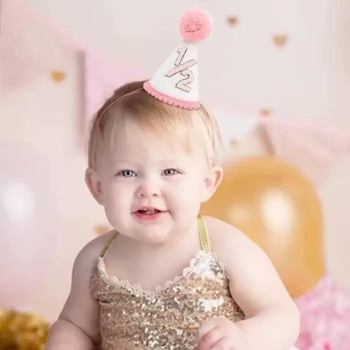 Chapeau de fête d'anniversaire pour bébé garçon et fille