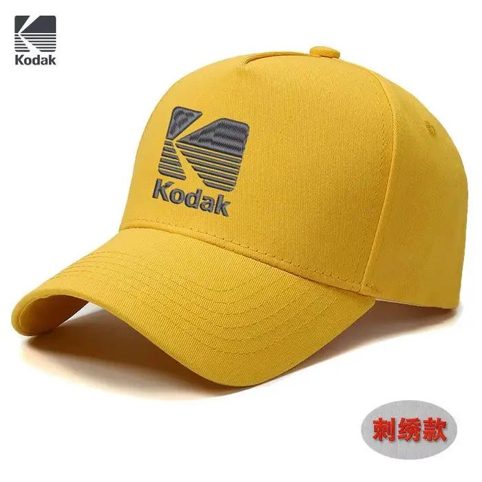 Casquette de baseball décontractée brodée Kodak pour passionnés de photographie