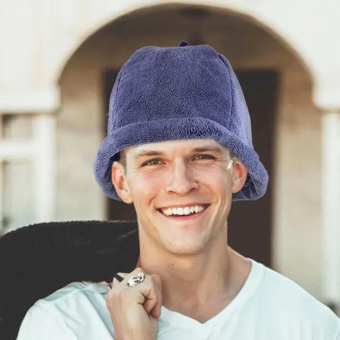 FishSuffolk-Chapeau de sauna japonais pour hommes