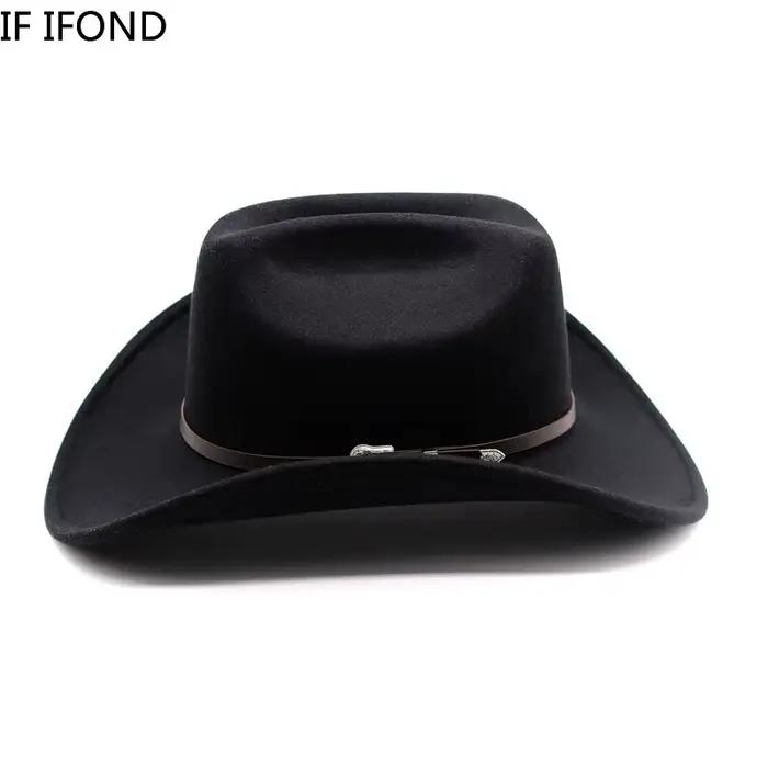 Chapeau de Cowboy occidental Vintage pour hommes
