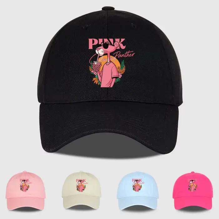 Jolie casquette de baseball rose à imprimé léopard – Réglable