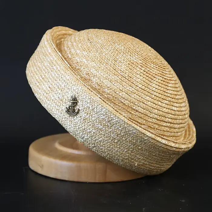Chapeau de paille Fashionweek pour femmes, style sport, solide, paille, plage, activité en plein air, occasions spéciales