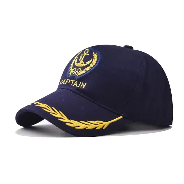 Nouveau chapeau de capitaine marin Yacht pour hommes et femmes, casquette de baseball avec protection solaire, design sportif, idéal pour le voyage et les occasions spéciales