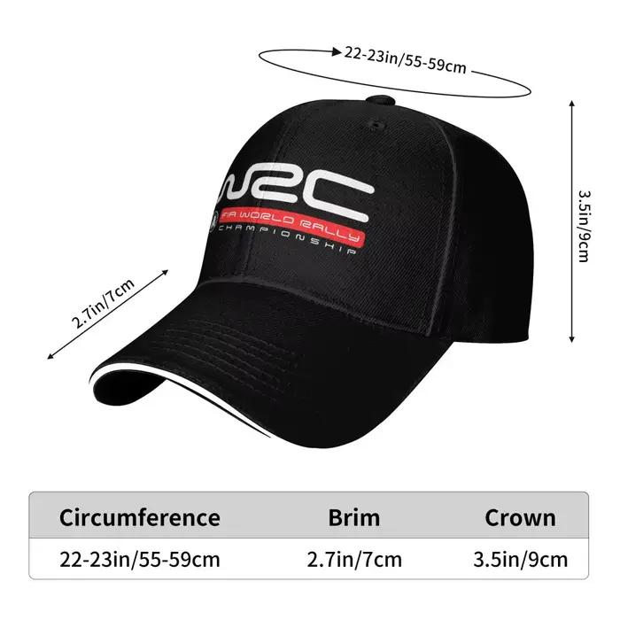 Casquette de baseball réglable unisexe style hip-hop pour quatre saisons extérieure tricotée polyester coupe-vent WRC