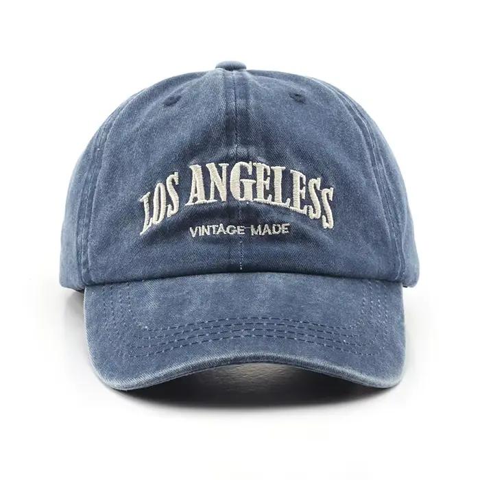 Casquette de Baseball en coton pour hommes et femmes Mode Broderie Chapeau