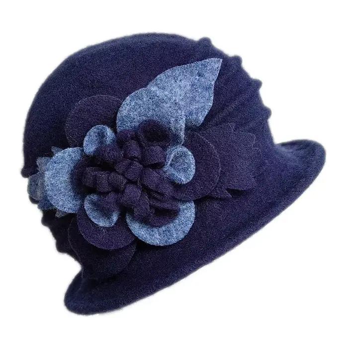 Chapeau de Cérémonie en Laine d'Agneau pour Femme