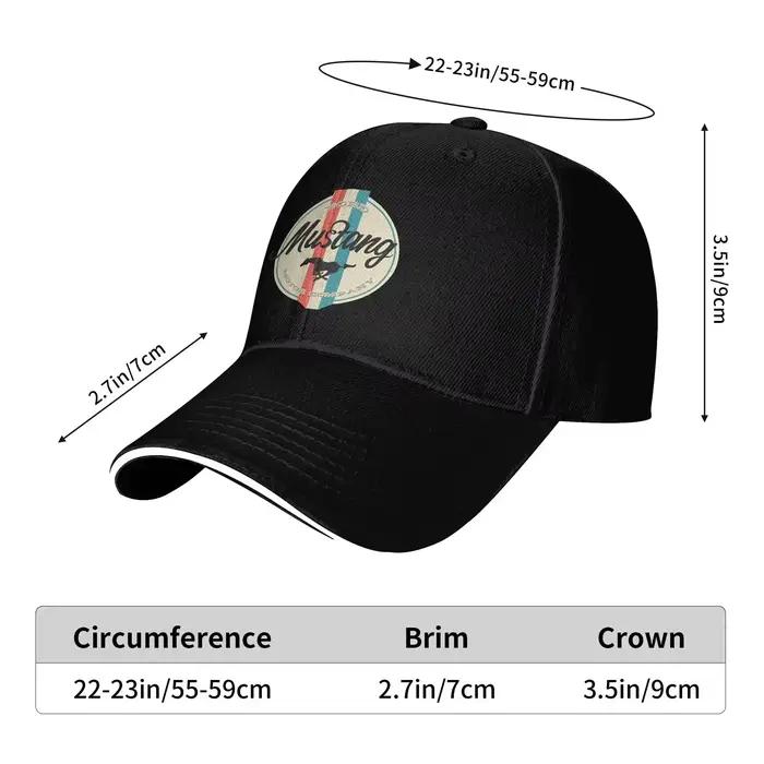Casquette de Baseball voiture de course Mustang Merch unisexe