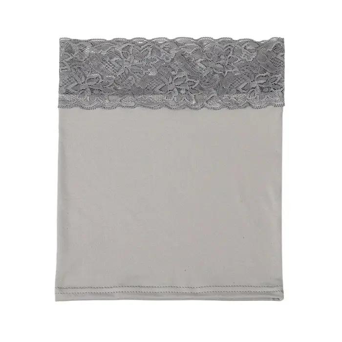 Chapeau foulard à bord en dentelle pour femmes