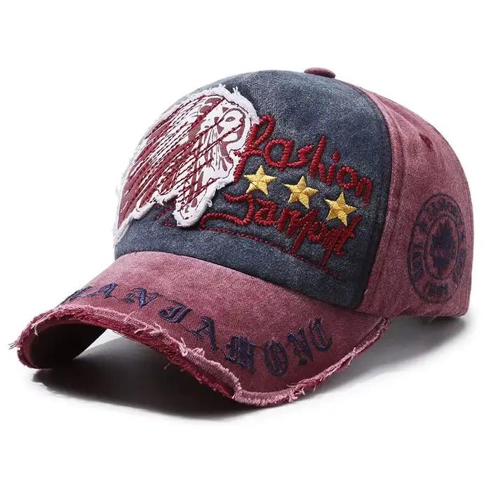 Quatre saisons nouvelle casquette de Baseball rétro en détresse décontracté Sports de plein air chapeau printemps et