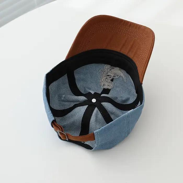 Chapeaux de baseball Little Maven dinosaures brodés coton ajustable pour enfants 4-6 ans activités estivales occassions spéciales