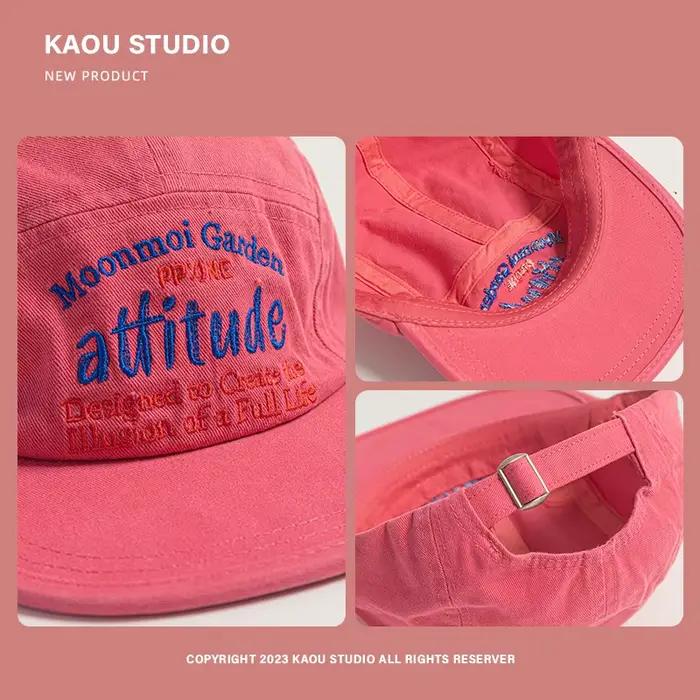 Casquette de baseball à bord plat hip hop street fashion
