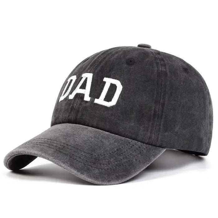 DAD MOM Chapeau de baseball brodé rétro sport décontracté langue de canard