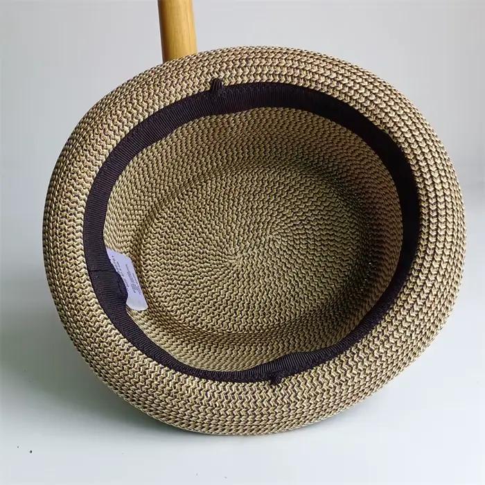 Chapeau Pork Pie Trancyfine Style Vintage Britanique Polyvalent pour Homme Occasions de Voyage Protection Solaire
