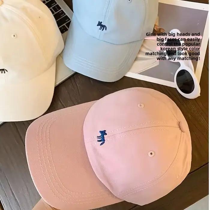 Casquette de baseball brodée Little Fox de Muji pour femme