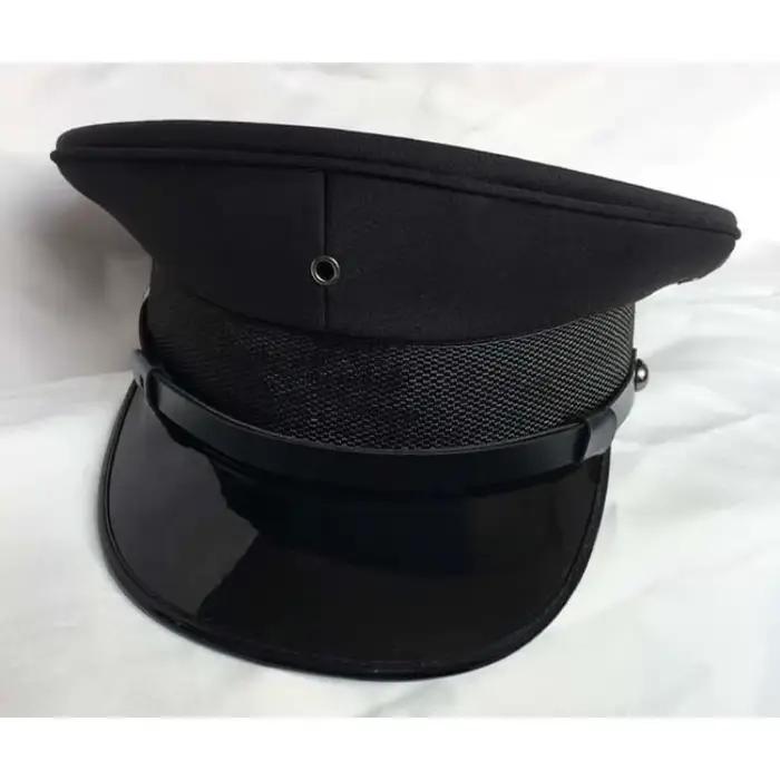 Chapeau militaire à calotte plate grande taille