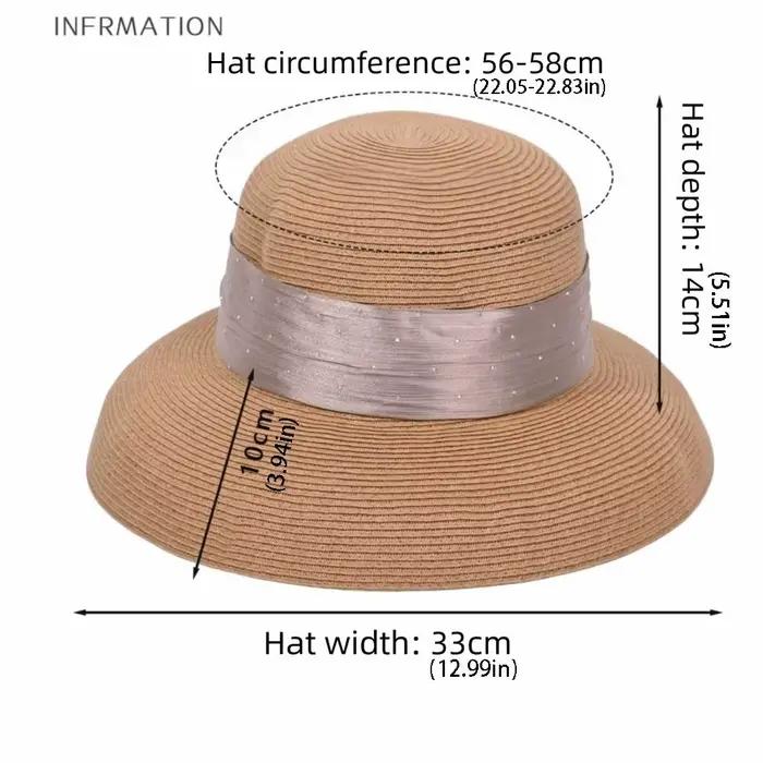 Chapeau de soleil pour femme en paille Lafite