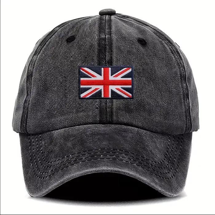 Casquette de baseball avec drapeau national - Chapeau unisexe réglable