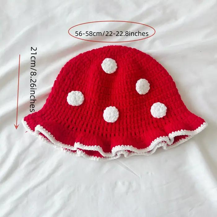 Chapeau de pêcheur en crochet fait main pour femmes