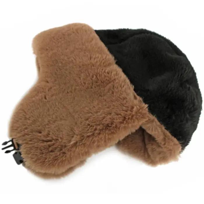 Chapeau russe épais chaud hiver chapeaux pour hommes femmes fourrure moelleuse