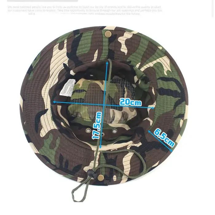 Casquette tactique de Camouflage Boonie seau chapeau casquettes