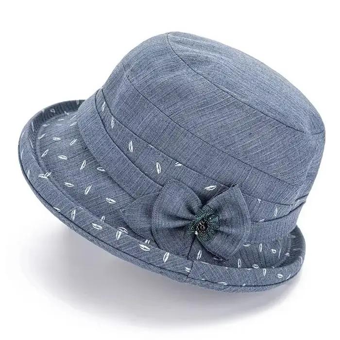Chapeau en tissu décontracté pour personnes âgées